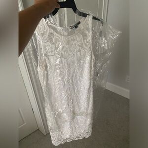 White floral Ambiance dress in Small